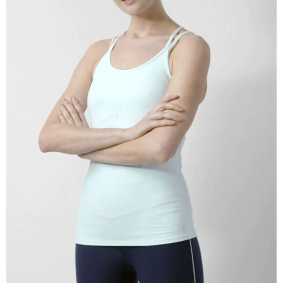 CRANE & LION Strappy Tank Wan‎ Blue NWT - Picture 1 of 5